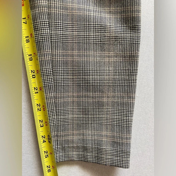 Babaton Aritzia Plaid IVY high waisted trousers pants Sz 0 - Picture 13 of 15